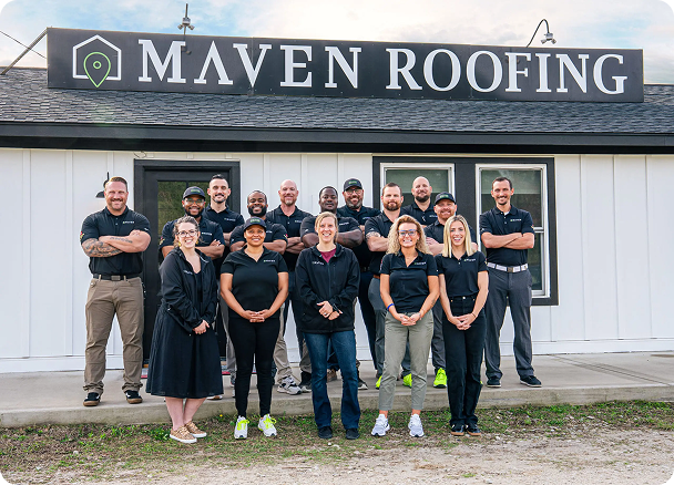 Maven Roofing team