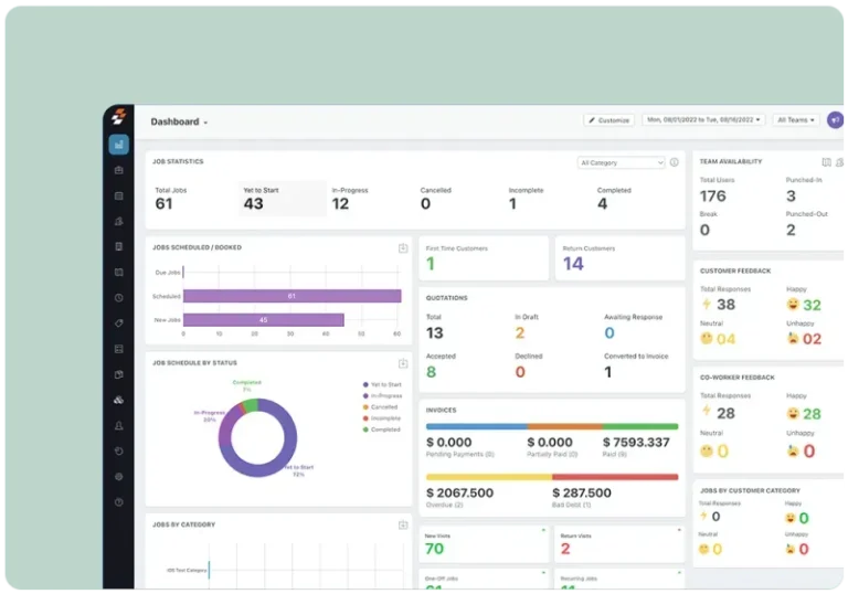 Zuper mobile app on smartphone