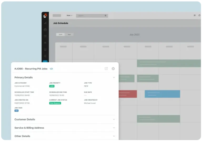 Zuper mobil e app on smartphone